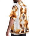 thumbnail image 3 of Pixel Dog Men's Casual Hawaiian Shirt Printed Button Down Short Sleeve Summer Beach Shirts Unisex, 3 of 6