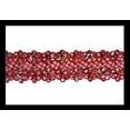 thumbnail image 1 of Altotux Perles Brodées en Organza Transparent Multicolore 2.25 Pouces au Mètre (Rouge Foncé), 1 of 2