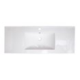thumbnail image 2 of American Imaginations 48-in. W 1 Hole Ceramic Top Set In White Color - Overflow Drain Incl. AI-29615, 2 of 8