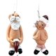 thumbnail image 1 of Christmas Decorations Naughty Santa Christmas Ornaments Stockings Cap Santa Ornaments Naked Santa Me, 1 of 4