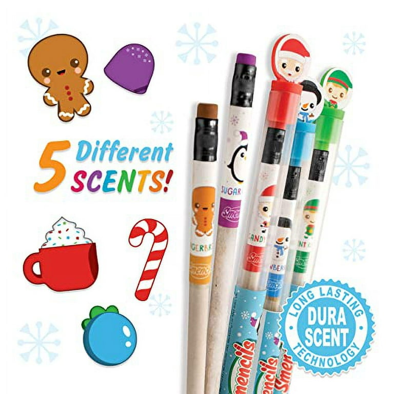 Smencils - Scented Graphite HB #2 Pencils made from Recycled  Newspapers, 10 Count, Gifts for Kids, School Supplies : Toys & Games