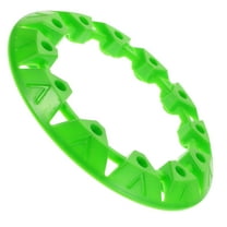 Homoyoyo Atv Wheel Hub Decoration Trim Green Plastic Protection for Car