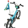 thumbnail image 3 of JOYSTAR Little Rock Boys bike with Flag & Number Plate,16 inch Kids Bike, blue, 3 of 8