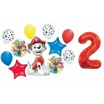 Paw Patrol Pups Marshall Dalmatian Dog 2nd Birthday Party 12 Piece Supplies Balloon Bouquet Decorations