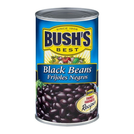 (6 Pack) Bush's Best Black Beans, 26.5 Oz (Best Way To Cook Canned Peas)