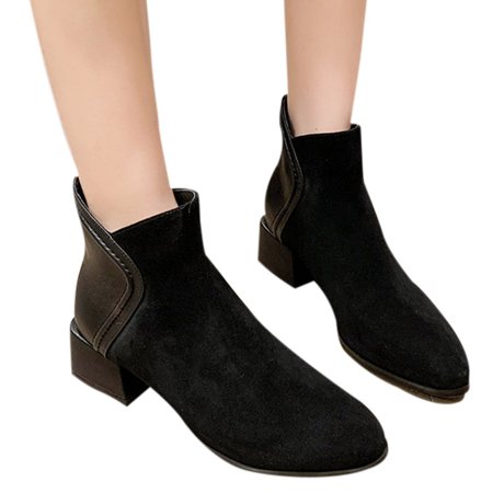 

Ankle Boots Fashion Boots Boots Women Frosted Pointed Square Heel Boots Boots French Ankle Boots Women