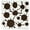 Brown, variant on Wall Decor Plus More WDPM1757 Fun Mud Art Room School Splatter and Splotches Wall Vinyl Sticker Dots Decal, 5-Inch-1.75-Inch, Storm Gray, 13-Piece