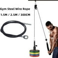 thumbnail image 4 of Lefu 1.5M/2.5M/10FT Gym Steel Wire Rope DIY Weight Stack Cable Replacement Parts, 4 of 5