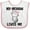 White and Pink, variant on Inktastic My Memaw Loves Me Girls Girls Baby Bib