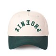thumbnail image 6 of PHOENIX Letter Embroidered Color Block Trucker Hat Unisex Adjustable Cotton Breathable Fashion Cap for Travel Daily Wear, 6 of 9