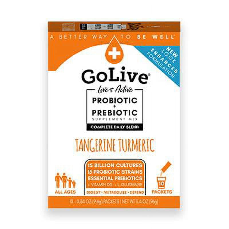 GoLive Probiotic & Prebiotic - Orange/Tangerine, 10-Ct