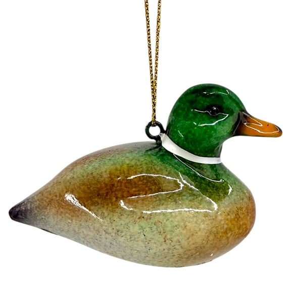 Duck Ornament -Mallard Holiday Christmas Tree Decoration
