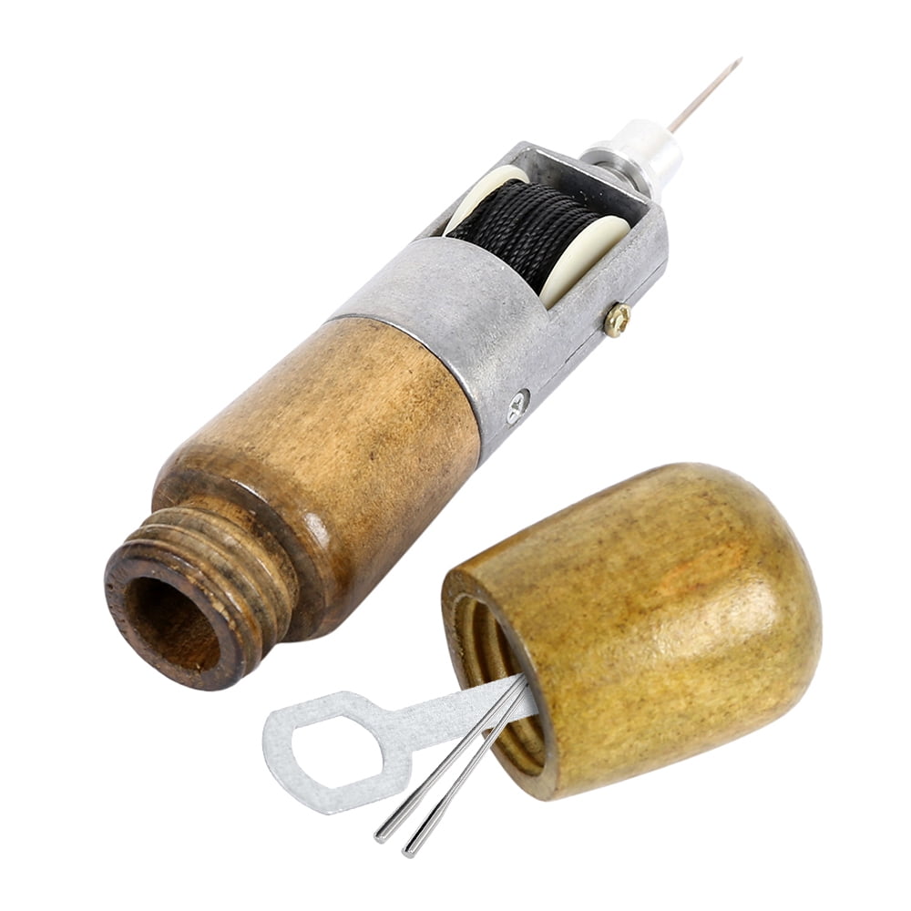 LNKOO Leather Craft Automatic Lock Stitching Sewing Awl Tool Kit with 2 Needles , Stitching Sewing Awl, Leather Sewing Awl