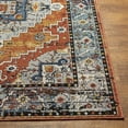 thumbnail image 5 of Mark&Day Area Rugs, 8x10 Tavros Traditional Burnt Orange Area Rug, Orange Ivory Blue Carpet for Living Room, Bedroom or Kitchen (7'10" x 10'), 5 of 6