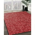 thumbnail image 3 of Ahgly Company Machine Washable Indoor Square Transitional Red Area Rugs, 7' Square, 3 of 7