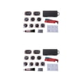 thumbnail image 1 of Electronicheart Ensemble de Patchs pour Pneus Outil de Réparation Kit de Perforation Portable pour Entretien de Vélo d'Urgence Noir 2Set, 1 of 6