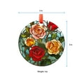 thumbnail image 5 of Rose Bouquet: Ornament Style Wall or Window Hanging, 2025, Holiday Decoration, Seasonal Keepsake Gift, Unique Collectible, Window Hanging, Home Decor 2025, Holiday Decoration,, 5 of 5
