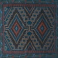 thumbnail image 1 of Ahgly Company Indoor Square Persian Light Blue Traditional Area Rugs, 3' Square, 1 of 4