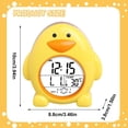 thumbnail image 4 of Kids Clocks For Bedrooms Small Desk Clock In Penguin Shape Bedroom Alarm Clock With Perpetual Calendar And Temperature Display For Heavy Sleepers, 4 of 9