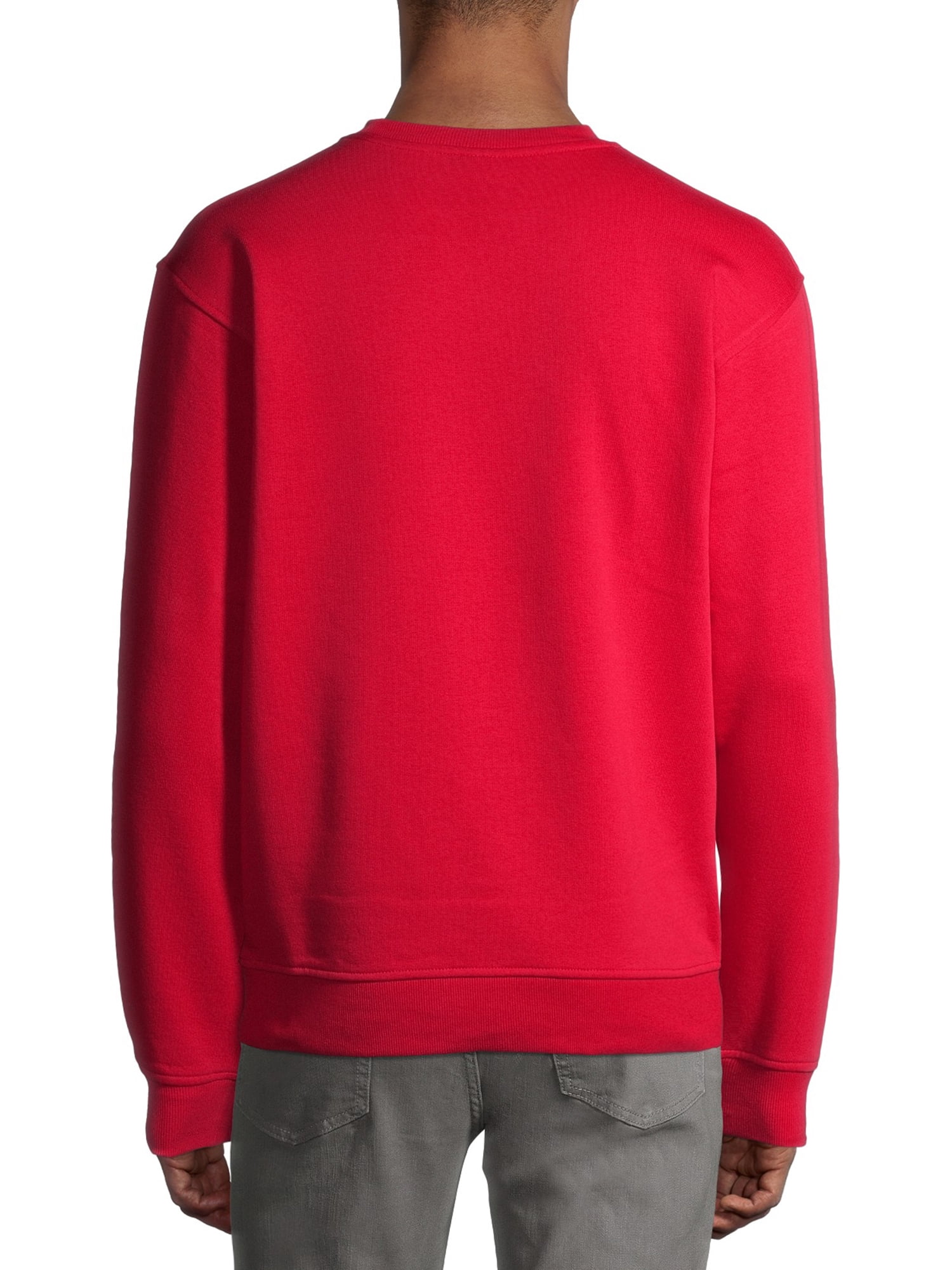 George Men's and Big Men's Long Sleeve Crew Sweatshirt, up to Size 5XL