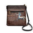 thumbnail image 2 of HELLHERO Multiple Zipper Pockets Shoulder Bag for Weekend Trips Shopping, PU Leather Waterproof Women's Shoulder Crossbody Purse, Sagittarius Centaur Print, 2 of 7