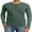 01-VG Green, variant on JWD Mens Henley Long Sleeve T-Shirt Cotton Casual Shirt US Large VG Green