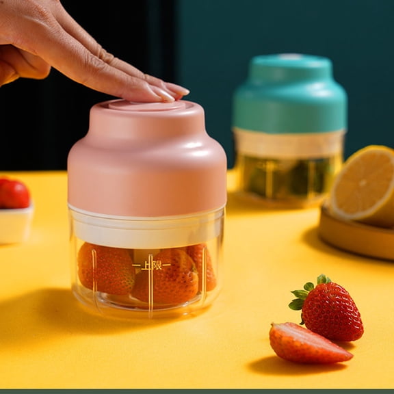 Wireless Electric Food Processor, 250ML Rechargeable Garlic and Vegetable Mashing Machine