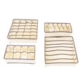 thumbnail image 2 of SalonMore Underwear 4Pcs Closet Storage Box Organizer Drawer Divider Set, 2 of 7