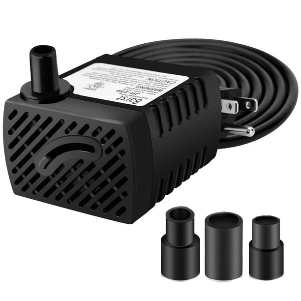 BARST 70GPH Aquarium Pump, Ultra Quiet Small Fountain Pump with 3