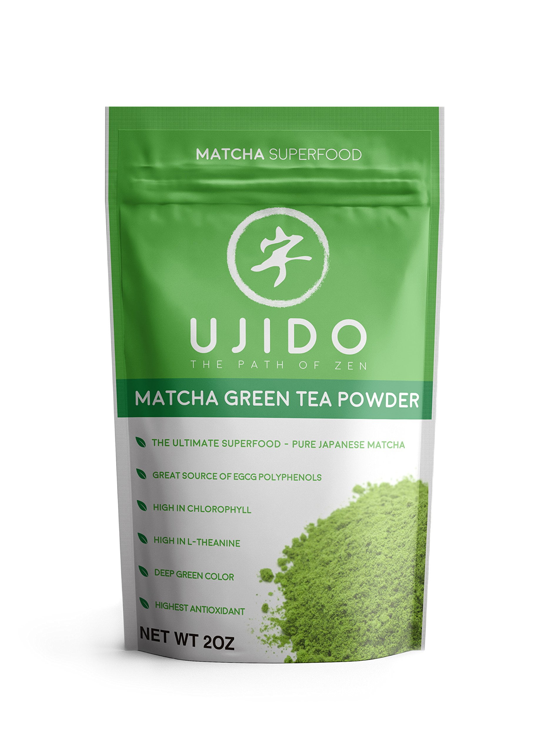 Ujido Japanese Matcha Green Tea Powder - Ceremonial Blend - Packaged in