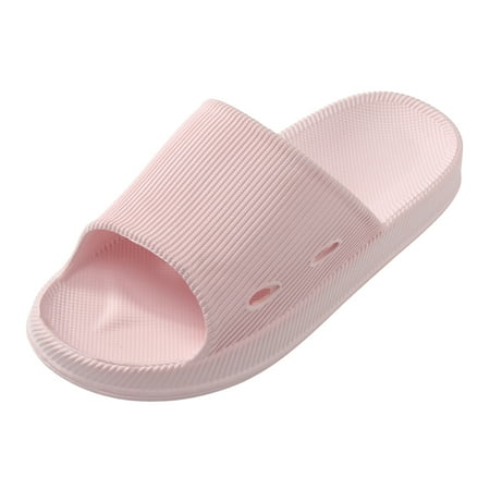 

Shpwfbe Slippers For Women Men And Bathroom Home Solid Color Flat Bottom Home Sandals House Slippers For Women Womens Slippers