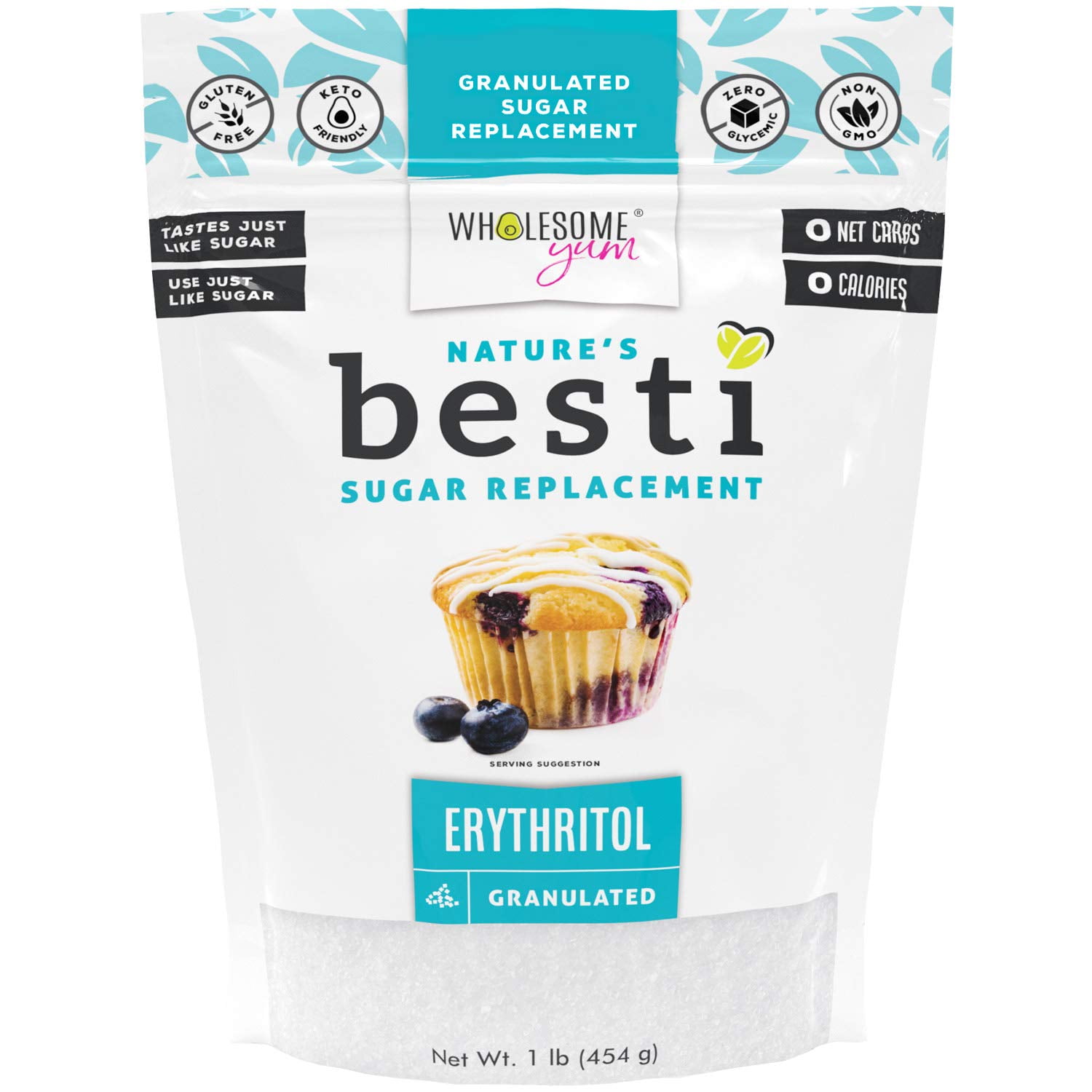 Wholesome Yum Besti Keto Erythritol Sweetener Natural Sugar