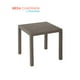 thumbnail image 1 of Mesa De Plastico 75x75 Cm Desmontable Cuadrada BARU cafe 6.49 pulg Pido Todo MSA1-BRU, 1 of 8