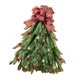 thumbnail image 2 of Adorno colgante de corona de de Navidad para puerta de entrada, suministros para fiestas, decoración de fiestas, guirnalda navideña artificial Con lazo de cuadros, 2 of 8