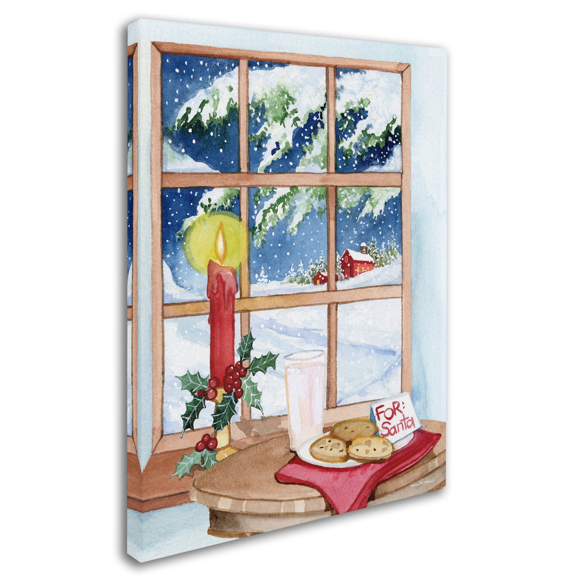 Trademark Fine Art 'Night Before Christmas IV' Canvas Art by Kathleen Parr McKenna