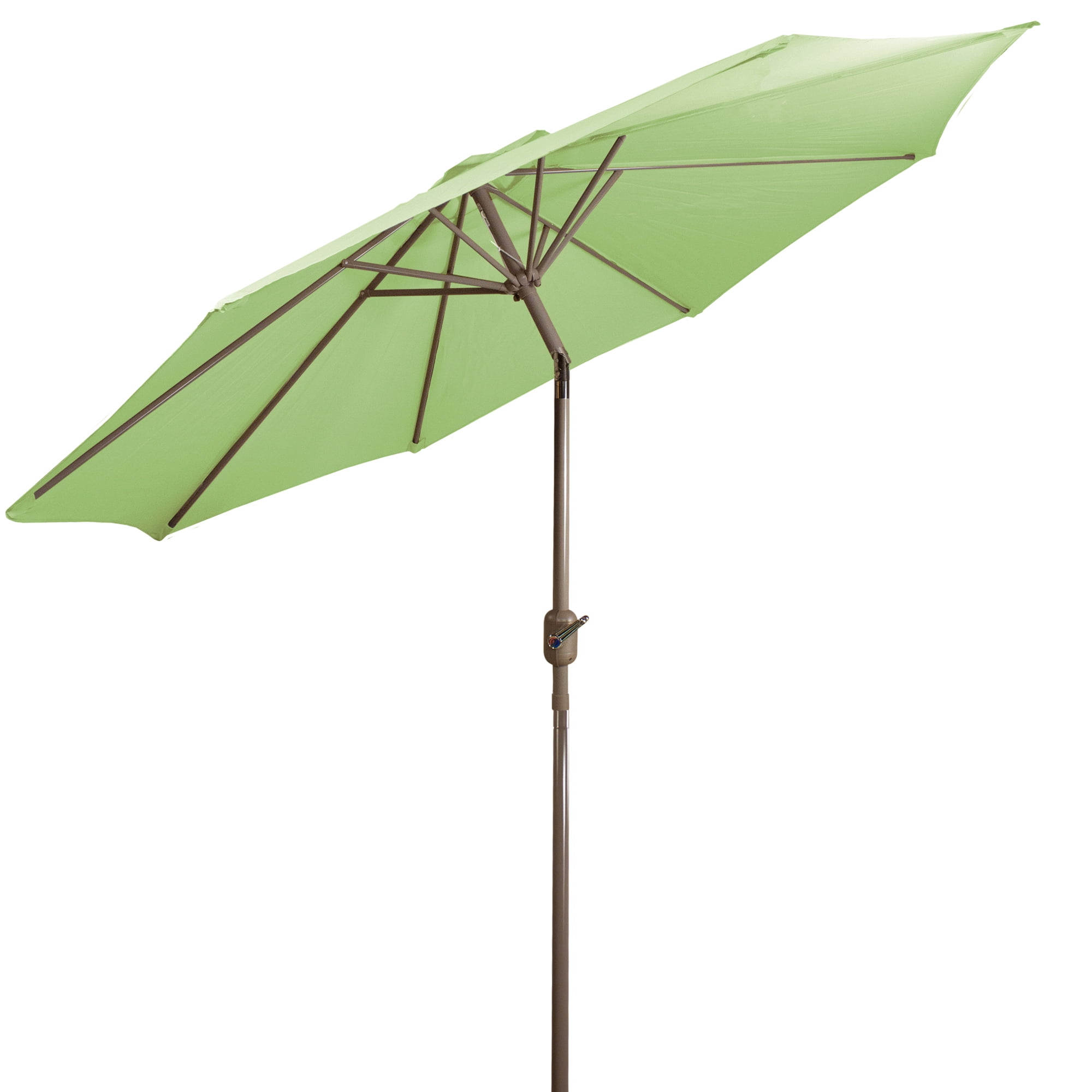 Northlight Outdoor Patio Market Umbrella with Hand Crank and Tilt - 9' - Sage Green