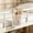 White, variant on Mesh Hanging Pen Holder with 0.4in Hook, Metal Desk Organizer Cup, Multi-Purpose Hanging Pencil and Stationary Basket for Office, Cubicle, and Classroom