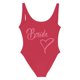 thumbnail image 3 of WILLBEST Trajes de Baño Para Mujer, Bañador de Una Pieza Con Estampado de Letras A La Moda Para Mujer, Bañador de Bikini Sexy, Bañador Sin Mangas y Sin Espalda 1952, 3 of 3
