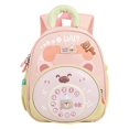 thumbnail image 2 of Weebloom School Backpack For Kids Boys Girls Cute Cartoon Bear Backpack For Toddlers Ergonomic Design Bookbag Preschool Kindergarten Pink, 2 of 8