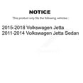 thumbnail image 2 of Transit Auto Ensemble de Roulement de Moyeu avant Gauche Bras de Commande Inférieur avec Rotule Embout de Tige de Liaison Extérieure et Kit de Stabilisateur de Barre Oscillante pour Voiture Volkswagen Jetta K7T-105766, 2 of 11