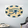thumbnail image 1 of Eye Tapestry, Eye of Ra Horus Wadjet Ancient Healing Protection Symbol Amulet Mystic Belief, Wall Hanging for Bedroom Living Room Dorm Decor, 60W X 40L Inches, Blue Yellow Brown, by Ambesonne, 1 of 2