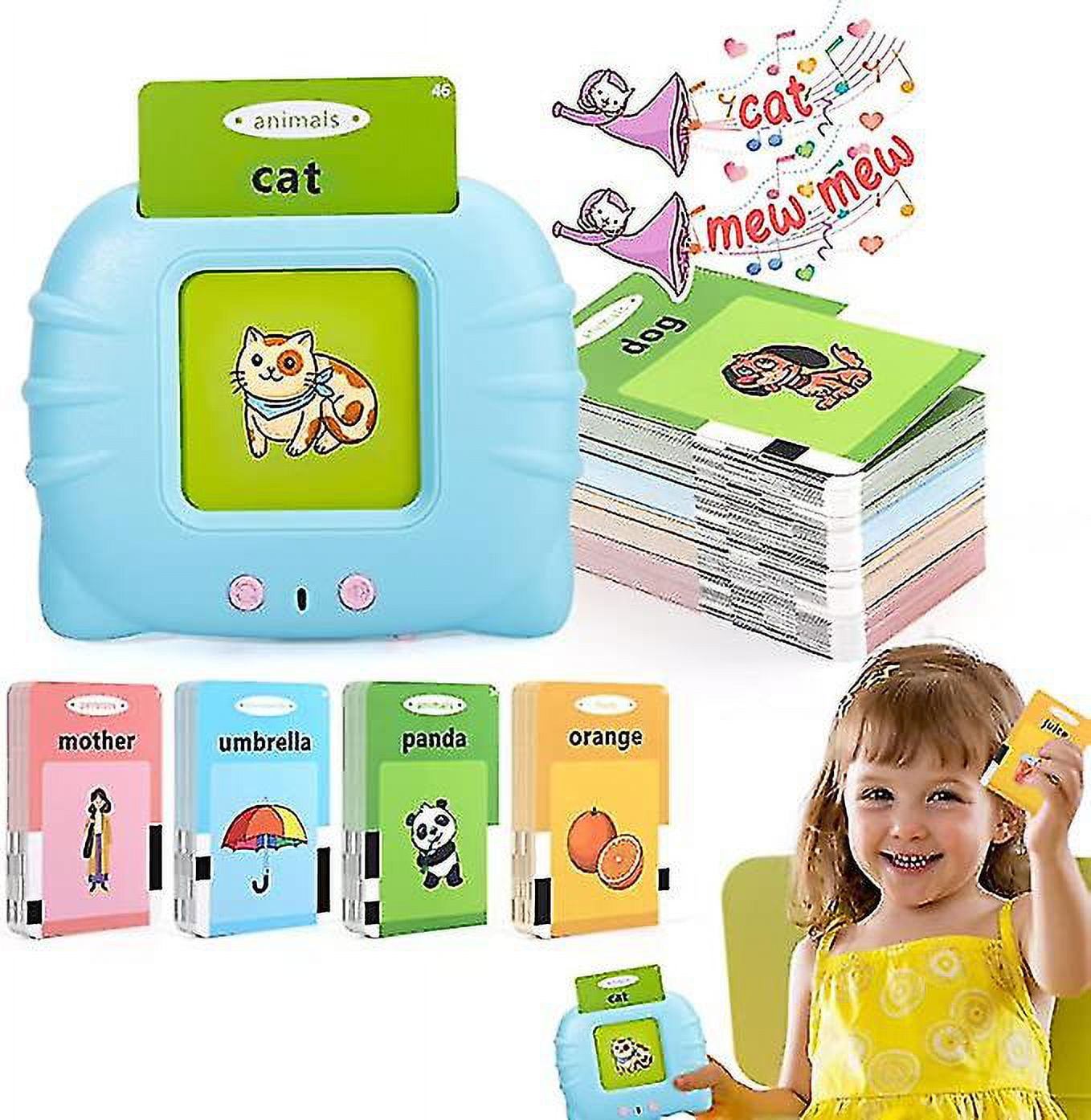 Tarjetas Flash parlantes Montessori para niños y niñas, juguetes Tarjetas Flash parlantes Montessori para niños y niñas, juguetes