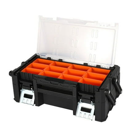 Zeiwohndc Tool Box Hardware Storage Organizer Small Part Case Portable Plastic Tackle