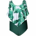 thumbnail image 5 of Swimwear Parent-Child OutfitMother Daughter Swimsuit Set Children's And Girls Split Swimsuit Set Green qILAKOG Size 10-11 Years, 5 of 8