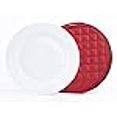 thumbnail image 3 of Covermates Keepsakes - Quilted Divider Set - Set of 4 - Scratch & Breakage Protection - Stain Resistant - Machine Washable - China Storage, Red, 3 of 4