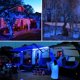 thumbnail image 3 of Luces solares de Halloween decoraciones de Halloween al aire libre, paquete de 2 cada uno de 72 pies 200 LED, luces solares superbrillantes de 8 modos decorativas para exteriores (azul), 3 of 4