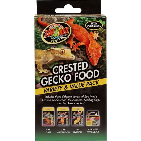 Gecko Food Zoo Med ZML CRSTD con fruta y calcio