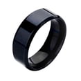 thumbnail image 4 of Fashion Simple Unisex Lovers Stainless Steel Mirror Finger Rings Jewelry Gifts, 4 of 8