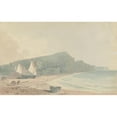 thumbnail image 2 of John Baverstock Knight 24x17 Black Ornate Framed Double Matted Museum Art Print Titled: Sidmouth, 2 of 5