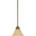 thumbnail image 2 of Nuvo 60-1029 - Castillo - 1 Light - 8" - Mini Pendant - w/ Champagne Linen Washed Glass, 2 of 2